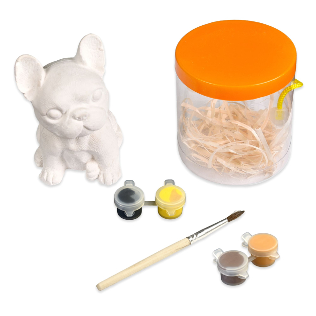 Наборы для творчества - Набор для творчества Strateg Гипсовая раскраска Песик (30944)#2