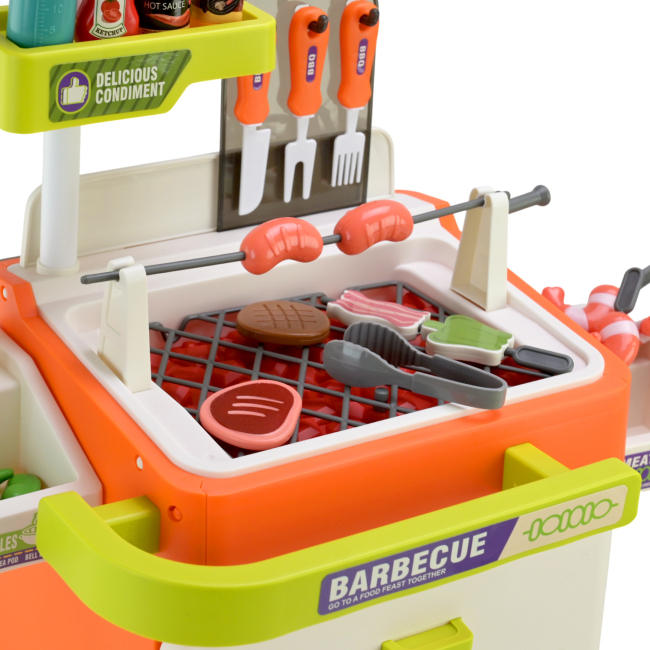 Дитячі кухні та побутова техніка - ​Ігровий набір Країна Іграшок Кафе барбекю (668-156)#4