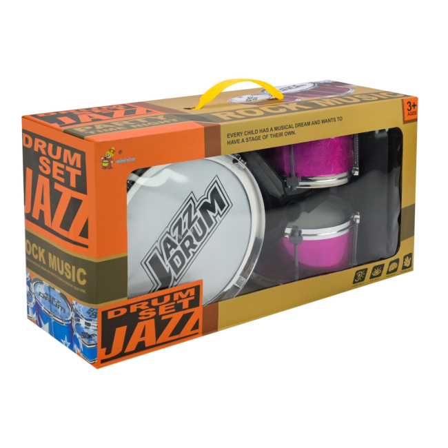 Музыкальные инструменты - Музыкальный инструмент Країна Іграшок Барабанная установка и стул (881-12)#2