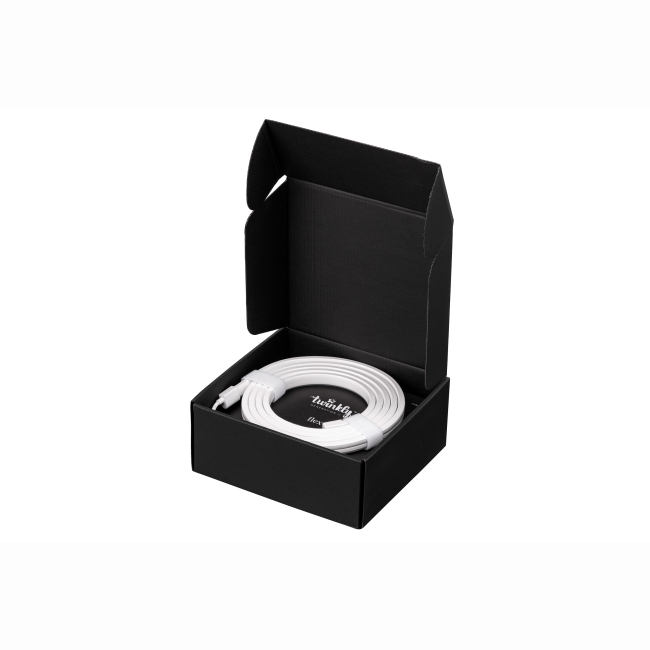 Меблі для геймерів - Гнучкий контур Smart LED Twinkly Flex RGB IP20 2м кабель білий (TWFL200STW-WEU)#2