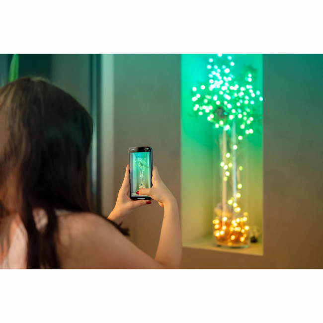 Меблі для геймерів - Гірлянда Smart LED Twinkly Candies Pearl RGB 100 IP20 6м USB-C кабель зелений (TWKP100RGB-G)#3