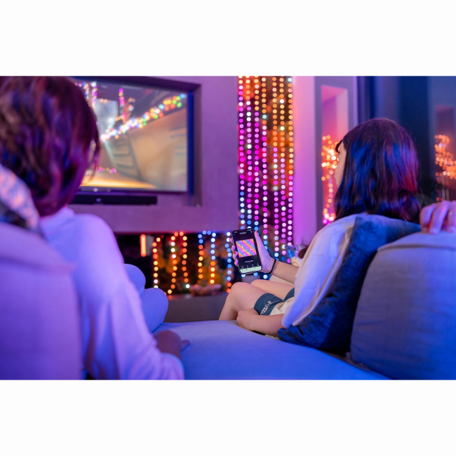 Меблі для геймерів - Гірлянда Smart LED Twinkly Candies Pearl RGB 100 IP20 6м USB-C кабель зелений (TWKP100RGB-G)#5