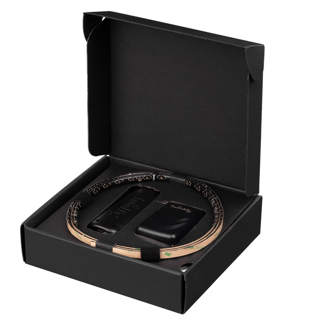 Меблі для геймерів - Стрічка Smart LED Twinkly Line RGB IP20 1.5м кабель чорний (TWL100STW-BEU)#2