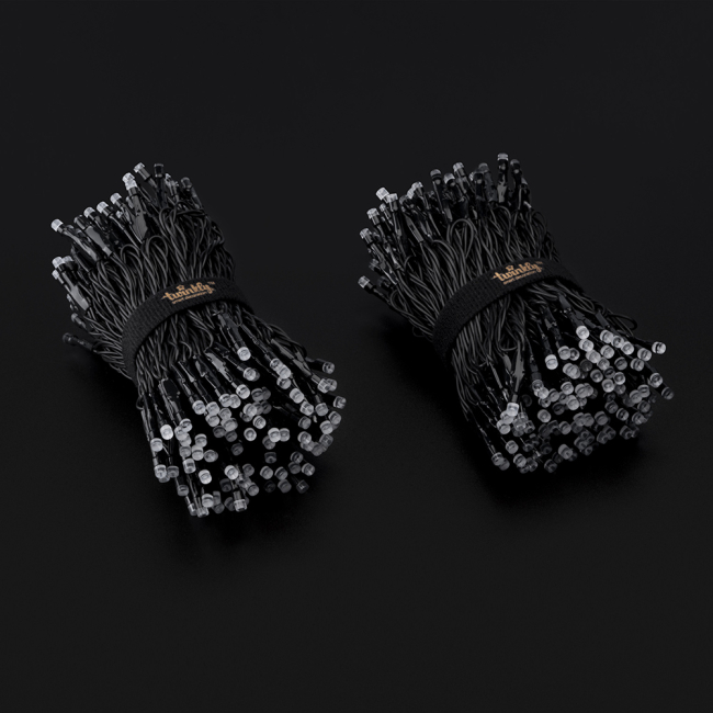 Мебель для геймеров - ​Гирлянда Smart LED Twinkly Strings RGB 400 IP44 32м кабель черный (TWS400STP-BEU)#6