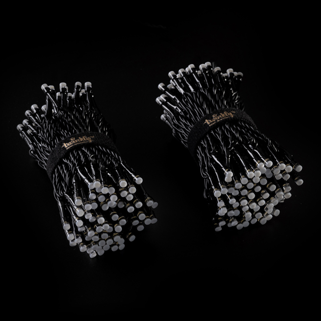 Меблі для геймерів - Гірлянда Smart LED Twinkly Strings RGBW 400 IP44 32м кабель чорний (TWS400SPP-BEU)#5