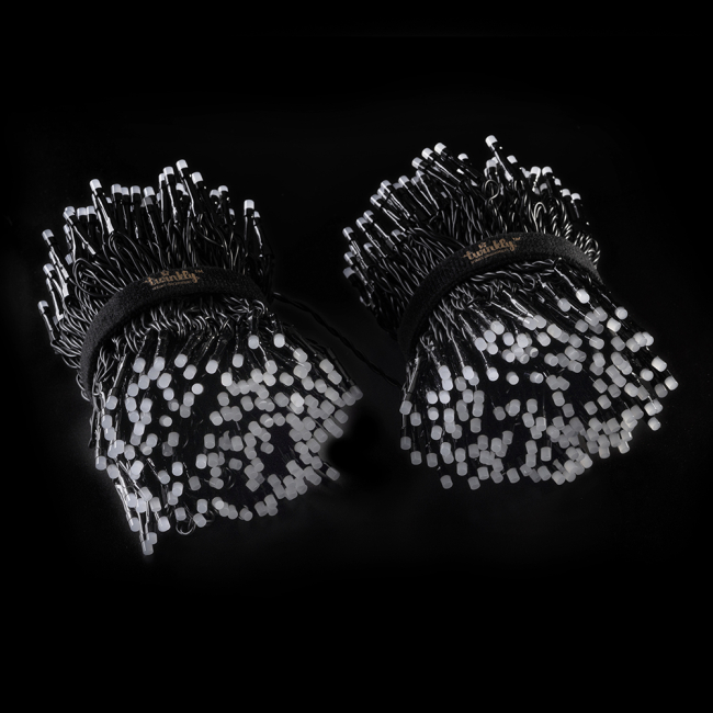 Меблі для геймерів - Гірлянда Smart LED Twinkly Strings RGB 600 IP44 48м кабель чорний (TWS600STP-BEU)#5