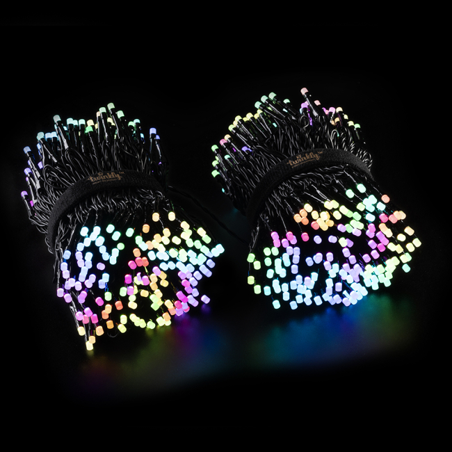 Мебель для геймеров - ​Гирлянда Smart LED Twinkly Strings RGB 600 IP44 48м кабель черный (TWS600STP-BEU)#6