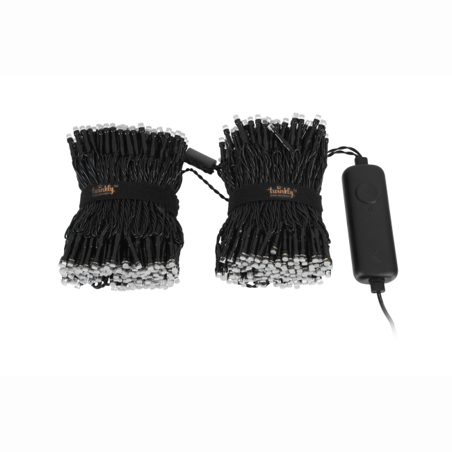 Мебель для геймеров - Гирлянда Smart LED Twinkly Strings RGBW 600 IP44 48м черный кабель (TWS600SPP-BEU)#4