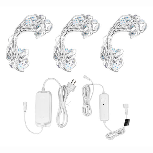 Меблі для геймерів - Гірлянда Smart LED Twinkly Permanent Light RGB72 IP65 кабель білий (TWPL072STP-TEU)#2