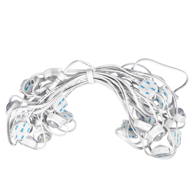 Меблі для геймерів - Гірлянда Smart LED Twinkly Permanent Light RGB72 IP65 кабель білий (TWPL072STP-TEU)#4