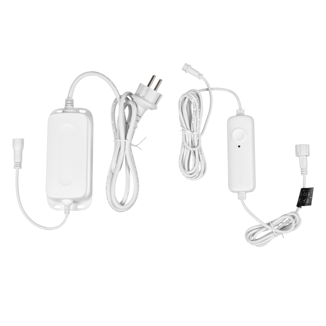 Меблі для геймерів - Гірлянда Smart LED Twinkly Permanent Light RGB72 IP65 кабель білий (TWPL072STP-TEU)#5