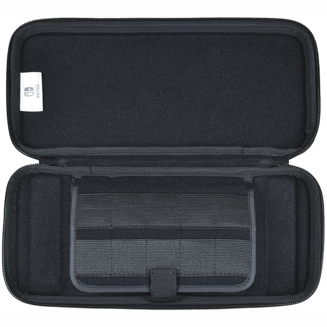 Меблі для геймерів - Чохол HORI Slim Tough Pouch Black для Nintendo Switch Oled (ACC-0820)#5
