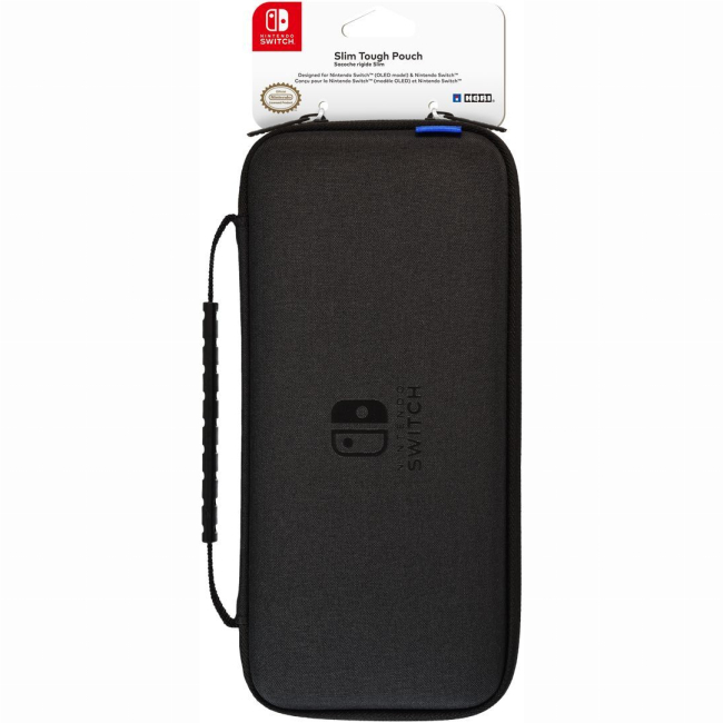 Меблі для геймерів - Чохол HORI Slim Tough Pouch Black для Nintendo Switch Oled (ACC-0820)#6