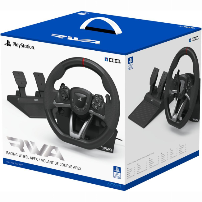 Игровые рули и контроллеры - Руль и педали HORI Racing Wheel Apex для ПК и Playstation 5 (ACC-0849)#7