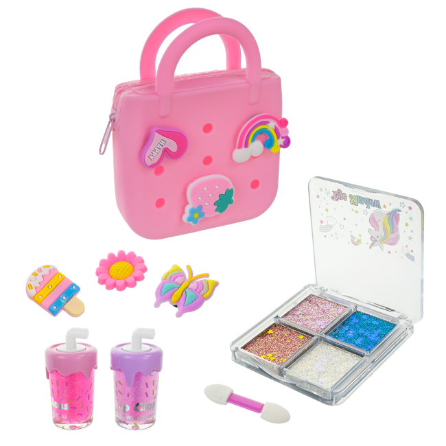 Косметика - Набор косметики Tokidas Сумочка, блеск для губ, тени (T296)#2