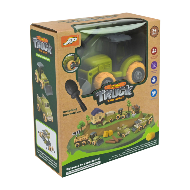 Транспорт и спецтехника - Игровой набор Країна Іграшок Трактор (8834)#2