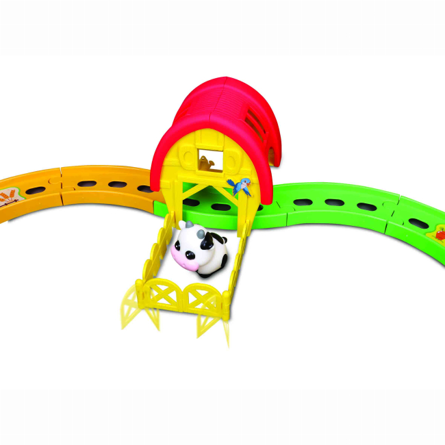 Машинки для малюків - Ігровий набір Bb Junior Farm Tractor Set Shake-it Runner (16-88619)#2