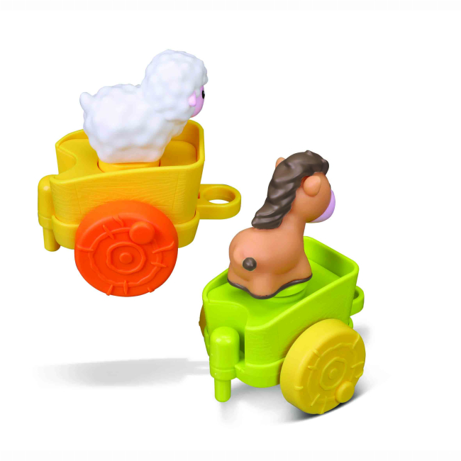 Машинки для малюків - Ігровий набір Bb Junior Farm Tractor (16-89027)#2