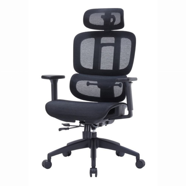 Меблі для геймерів - Крісло Officepro Black (OC680B)#4