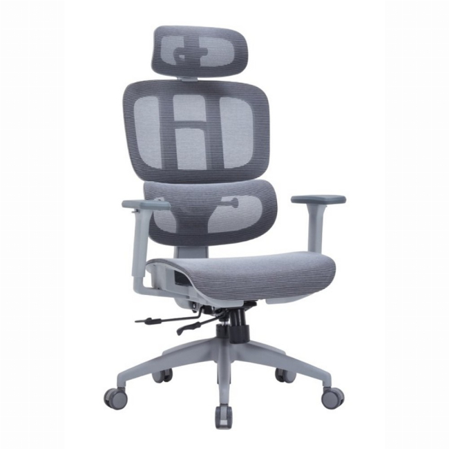 Меблі для геймерів - Крісло Officepro Gray (OC680G)#2