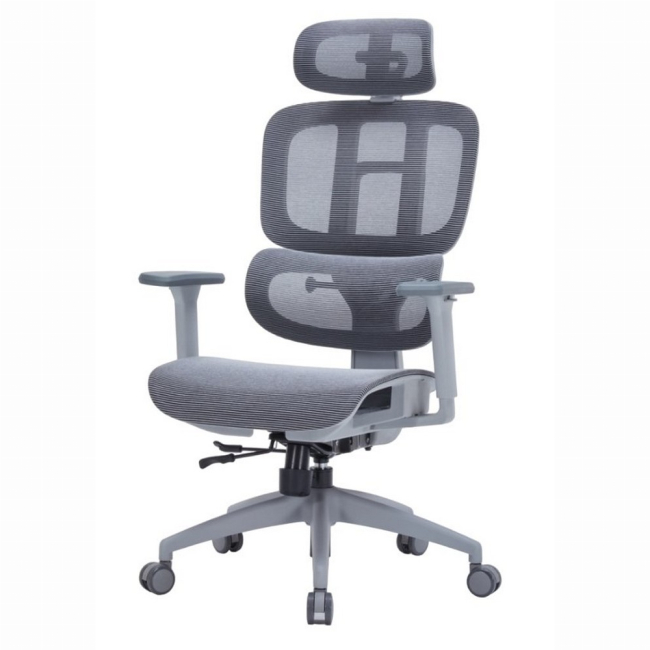 Меблі для геймерів - Крісло Officepro Gray (OC680G)#4