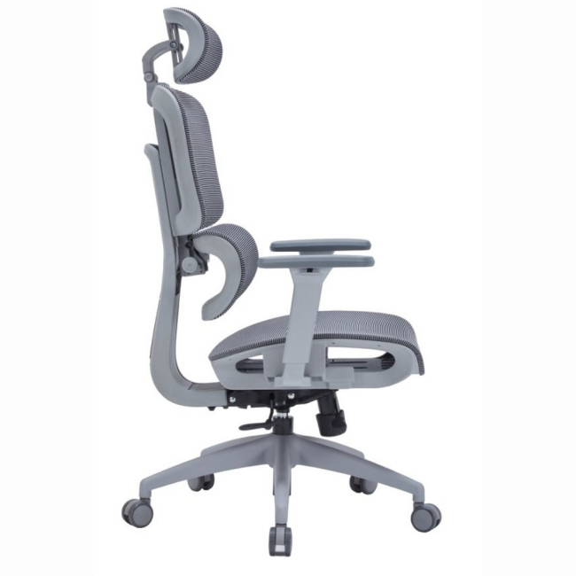 Меблі для геймерів - Крісло Officepro Gray (OC680G)#5