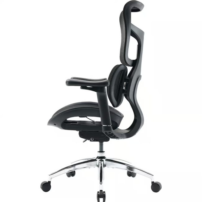 Мебель для геймеров - Офисное кресло Sihoo DORO S100 Mesh Black (S100-M301)#4