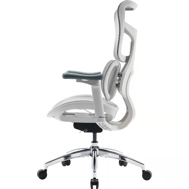 Мебель для геймеров - ​Кресло офисное Sihoo DORO S100 Mesh White (S100-M302)#4