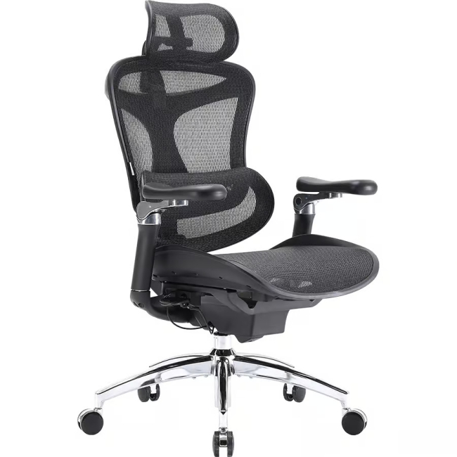 Мебель для геймеров - Офисное кресло Sihoo DORO C300 Pro Mesh Black (DORO-C300-PRO-M101)#5