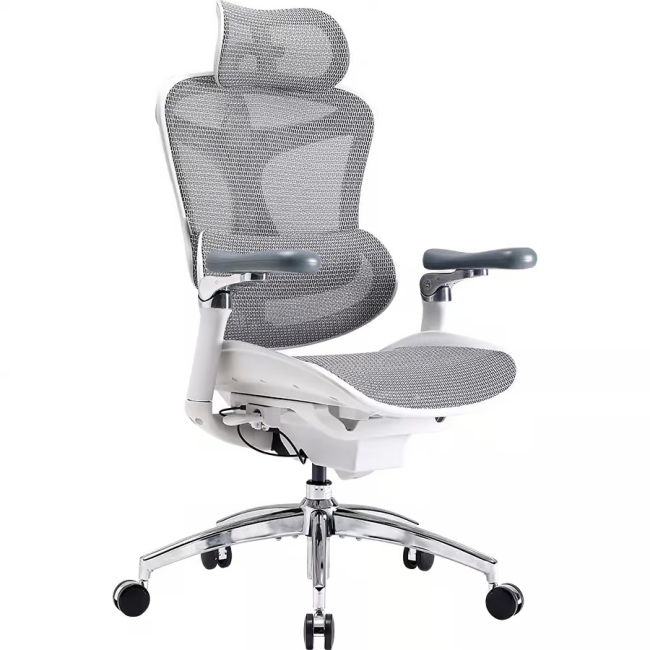 Мебель для геймеров - Офисное кресло Sihoo DORO C300 Pro Mesh White (DORO-C300-PRO-M102)#5