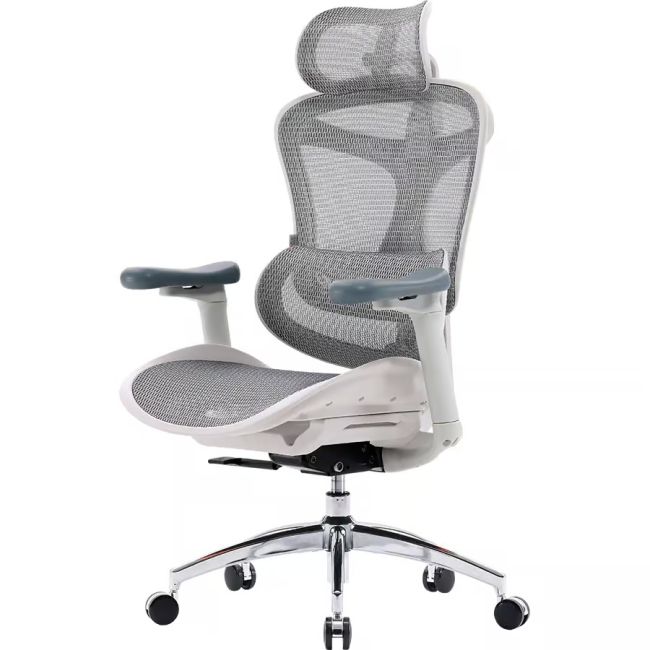 Мебель для геймеров - Кресло офисное Sihoo DORO C300L Mesh White (DORO-C300L-A3-102)#4