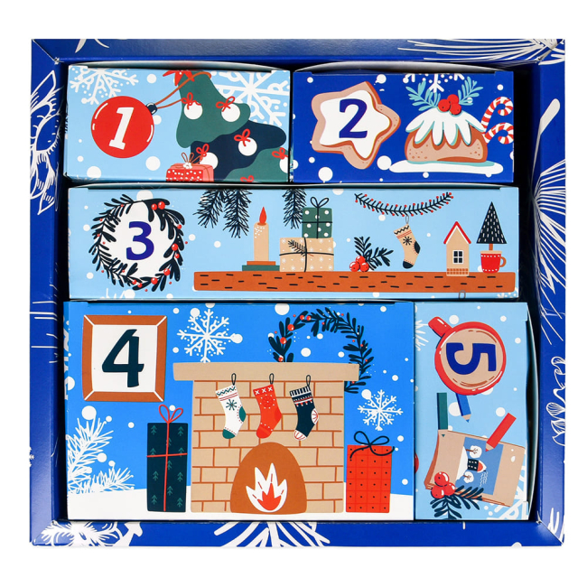 Наборы для творчества - Набор для творчества Strateg Зимний адвент календарь (31047)#2