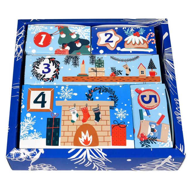 Наборы для творчества - Набор для творчества Strateg Зимний адвент календарь (31047)#3