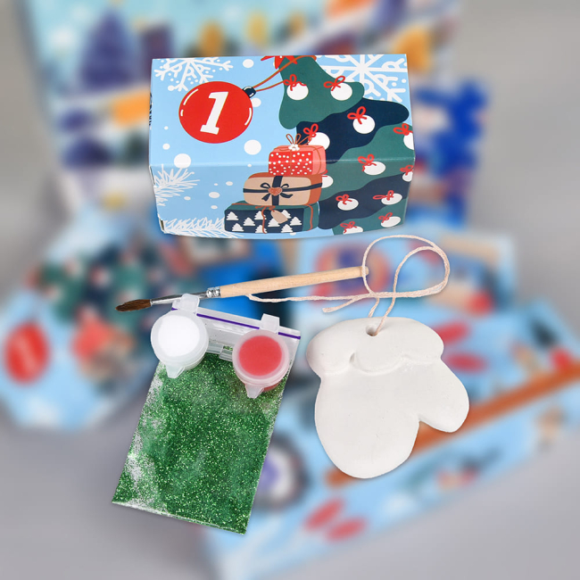 Наборы для творчества - Набор для творчества Strateg Зимний адвент календарь (31047)#5