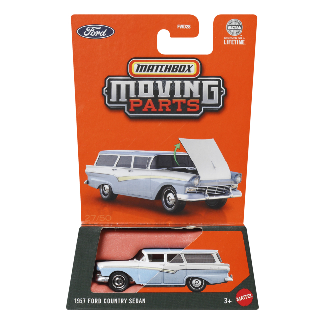 Автомодели - Автомодель Matchbox Moving parts 1957 Ford Country Sedan (FWD28/JBX00-LA30)#5