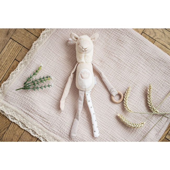 Погремушки, прорезыватели - Погремушка Elfiki & Friends Лама Семми (ІГ-0133)#3