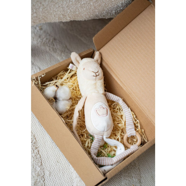 Погремушки, прорезыватели - Погремушка Elfiki & Friends Лама Семми (ІГ-0133)#4