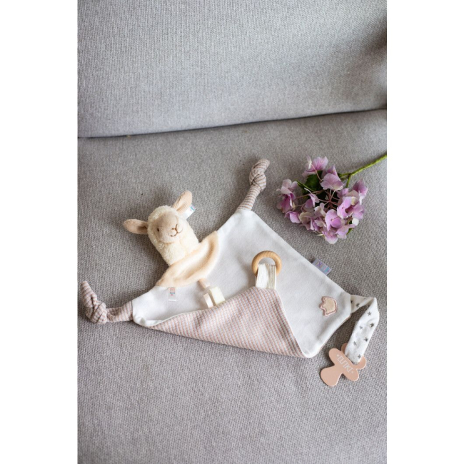 Развивающие коврики - ​Игрушка текстильная Elfiki & Friends Лама Сэмми (ІГ-0134)#4