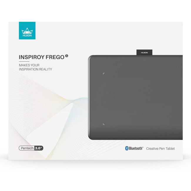 Планшеты - Графический планшет Huion 6.3''x3.9'' Inspiroy Frego S. BT. USB-C. черный (L-310)#6