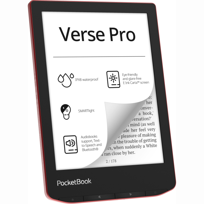 Планшеты - Электронная книга PocketBook 634 Verse Pro. Passion Red (PB634-3-CIS)#3