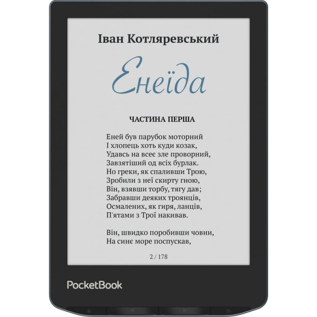 Планшеты - Электронная книга PocketBook 634K3 Verse Pro Color. Stormy Sea (PB634K3-1-CIS)#4