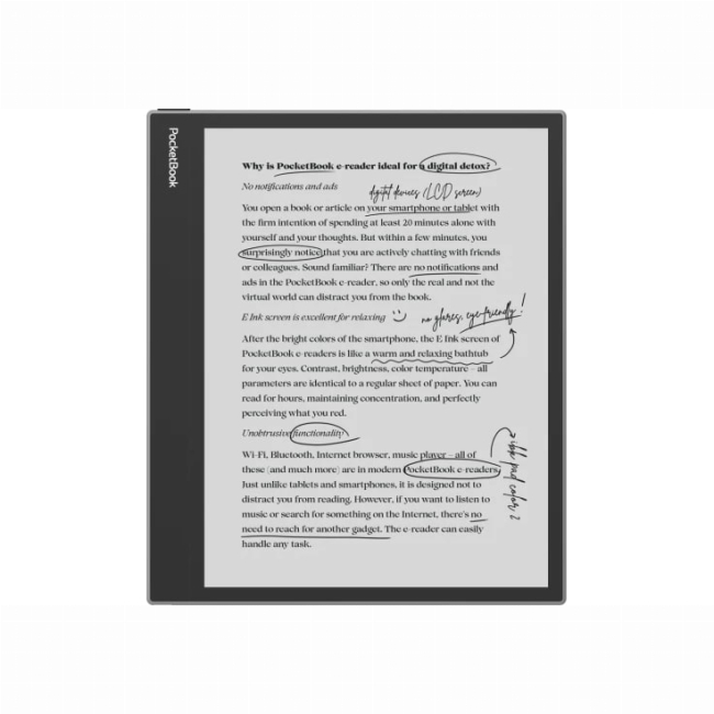 Планшеты - Электронная книга PocketBook 1042 InkPad Eo. Mist Grey (PB1042-M-CIS)#6