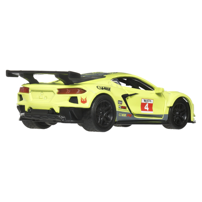 Автомоделі - Автомодель Hot Wheels Pull-back speeders Corvette C8.R (HPR70/JCM12-LA10)#4