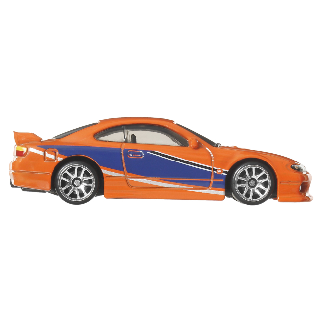Автомоделі - Автомодель Hot Wheels Fast and Furious Nissan Silvia 515 помаранчева (HNR88/JBY48)#3