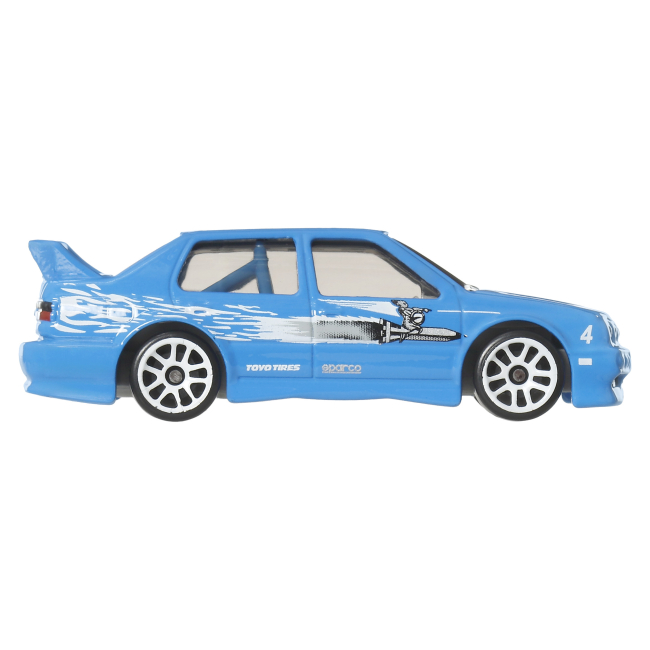 Автомоделі - Автомодель Hot Wheels Fast and Furious Volkswagen Jetta MK3 блакитна (HNR88/JBY46)#3