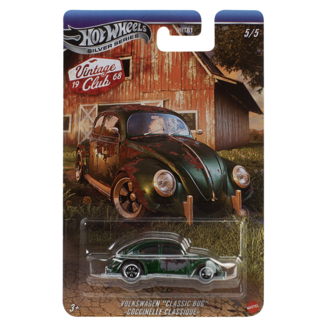 Автомоделі - Автомодель Hot Wheels Vintage Volkswagen Classic bug Coccinelle classique (HRT81/JKY35)#6