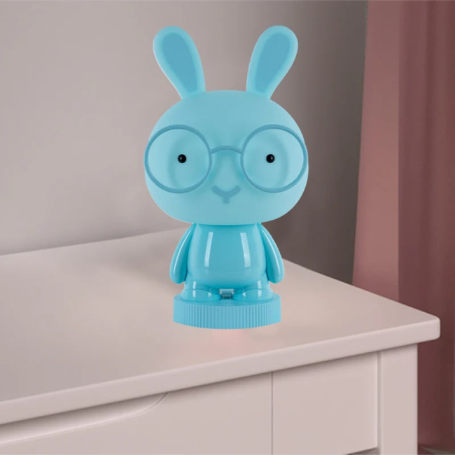 Нічники, проектори - Світильник Kite Bunny блакитний ​(K24-490-1-3)#4