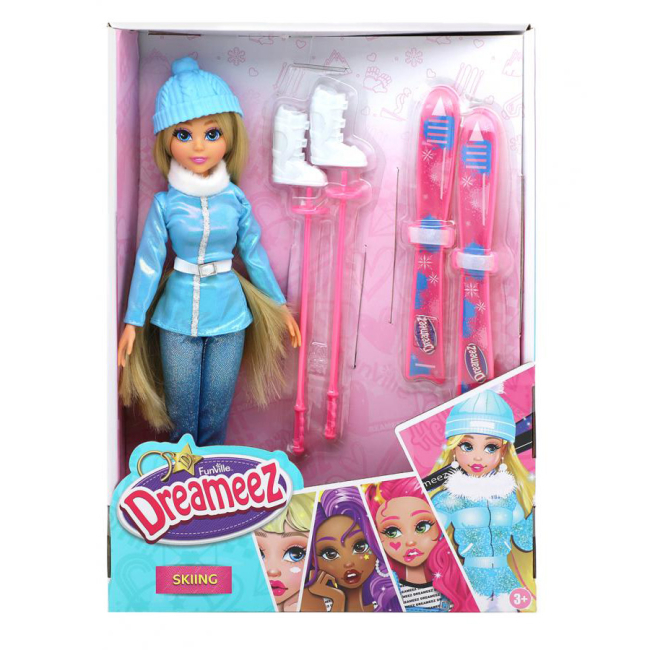 Ляльки - ​Ігровий набір Funville Dreameez Лижниця (FV81030)#3