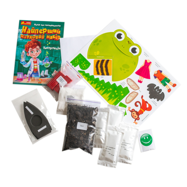 Наукові ігри, фокуси та досліди - ​Набір для дослідів Ranok Creative Найперший науковий набір (10138045У)#3