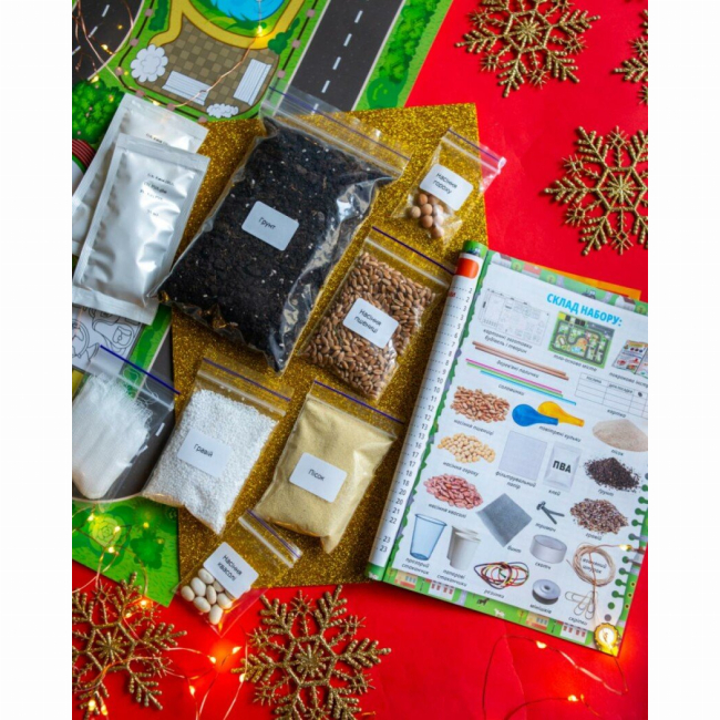 Наукові ігри, фокуси та досліди - ​Набір для дослідів Ranok Creative Будуємо місто (10100674У)#6